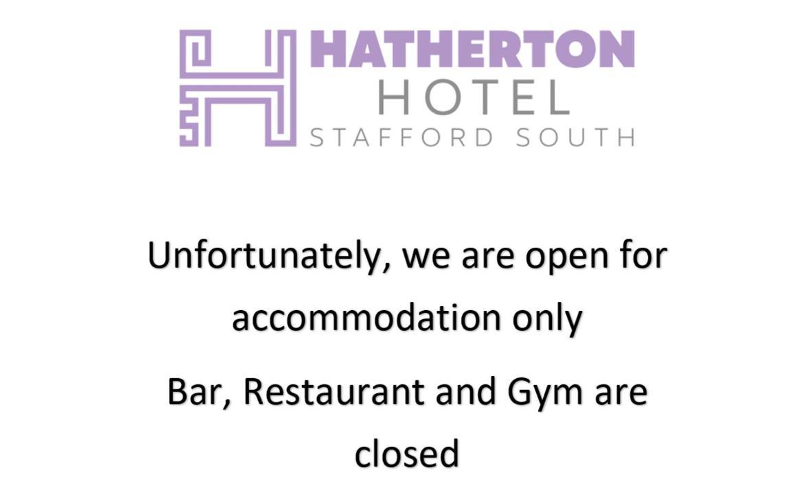 Stafford South Hatherton Hotel Penkridge Exterior foto